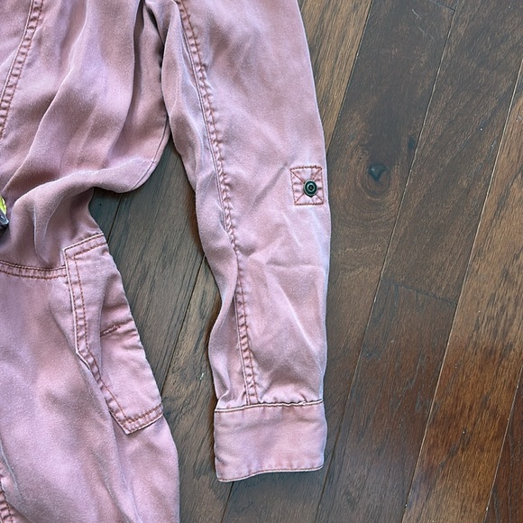 Anthropologie Holding Horses Womens Mariona Dusty Rose Swing Shirt Dress Sz 4 - Picture 6 of 12